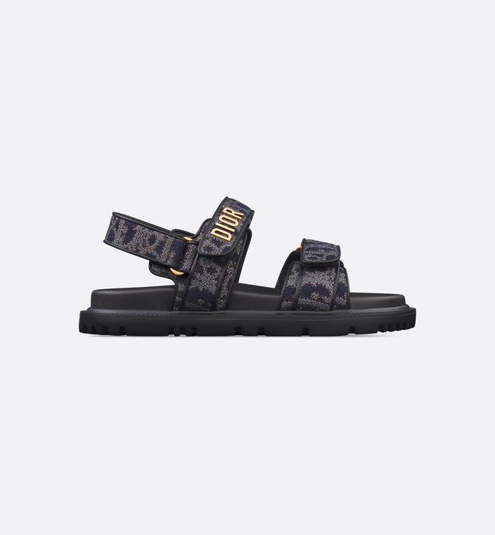 Dior Blue Leather Sandal