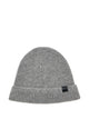 Tom Ford Light Grey Ribbed Knit Logo Hat