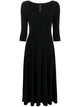 Norma Kamali Elegant Flared Midi Dress