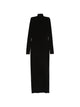 Norma Kamali Turtle-Neck Long Dress
