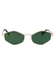 Karl Lagerfeld Light Gold Metal Sunglasses