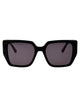 Karl Lagerfeld Black W/Pattern Acetate Sunglasses