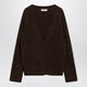The Frankie Shop Olive Brown Oversized Elland Cardigan
