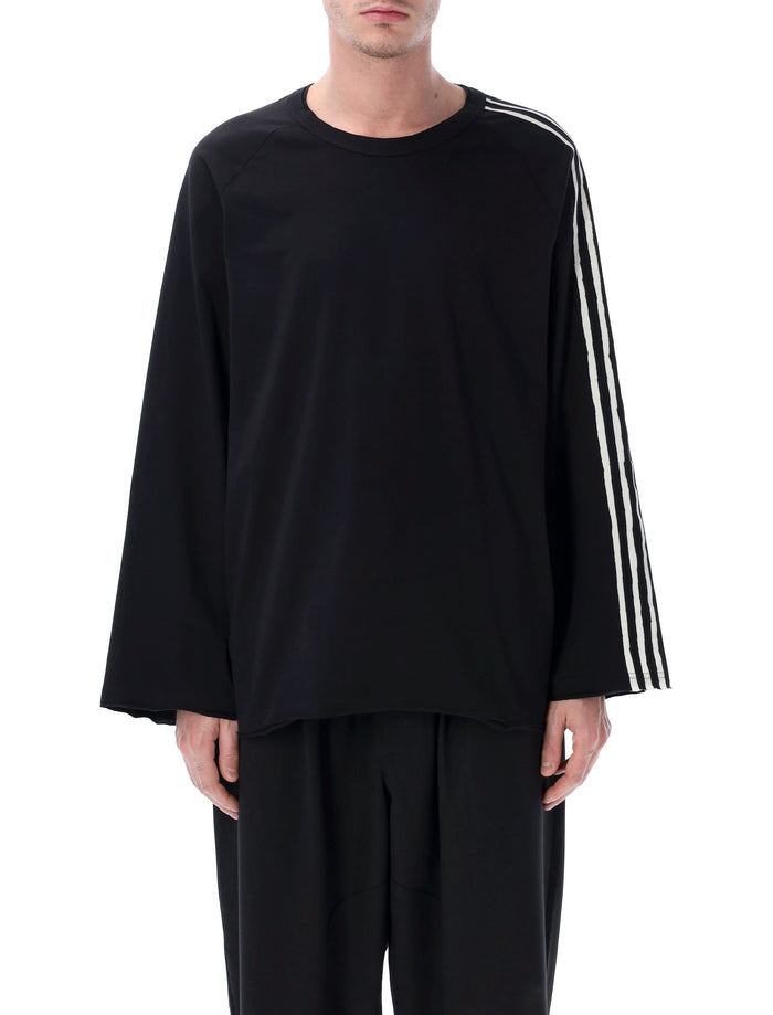 Y-3 Y-3 Raw Edge Long Sleeve Black T-Shirt