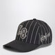 Y-3 Baseball Cap In Black Pinstripe