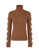 Jw Anderson Cut Out Sleeve Turtleneck Jumper