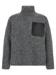 J.w.anderson 'Leather Patch Pocket' Sweater