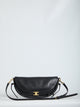 Celine Black Small Halfmoon Triomphe