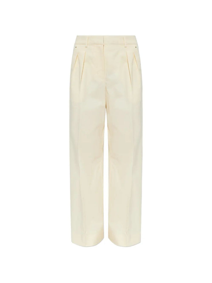 Moncler Natural Pleated Trousers