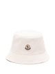 Moncler White Polyester Bucket Hat