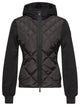 Moncler Black Polyamide Zip Up Cardigan