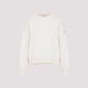 Moncler White Cotton Sweatshirt