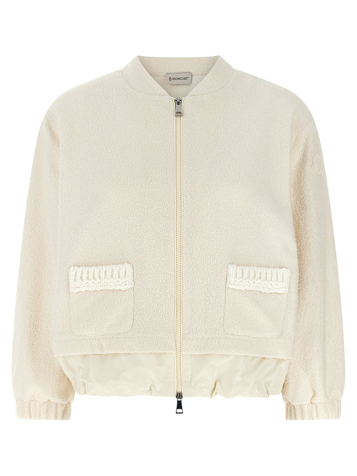 Moncler Bouclé Cardigan