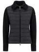 Moncler Padded Cardigan In Wool With Zip