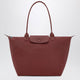 Longchamp Bordeaux Shopping Bag L Le Pliage One