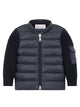 Moncler Kids Padded Cotton Zip-Up Cardigan