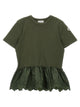 Moncler Enfant Floral Embroidery T-Shirt