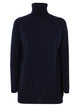 Drumohr Oversized Turtle Neck Side Splits Detail