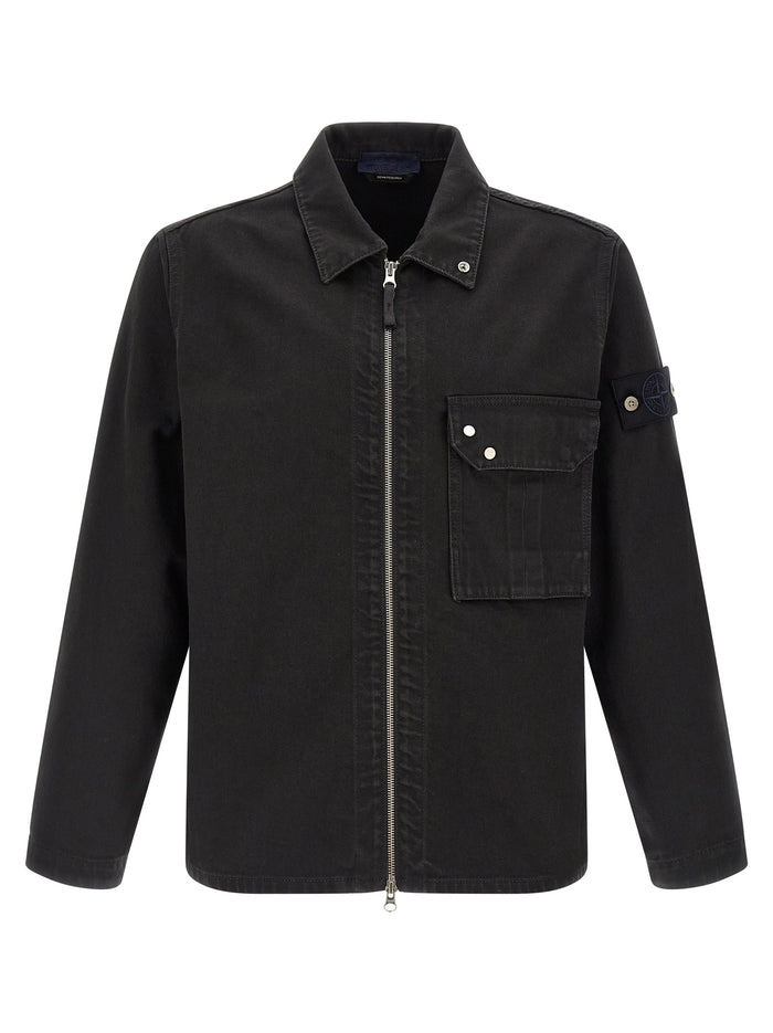 Stone Island Denim Overshirt
