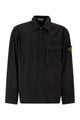 Stone Island Garment-Dyed Logo-Badge Shirt
