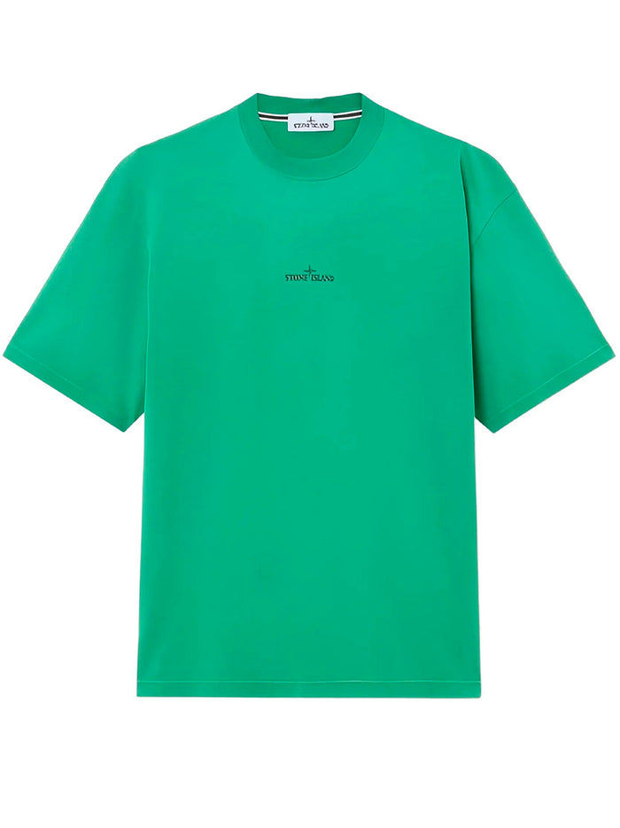 Stone Island Lab-Print Cotton T-Shirt