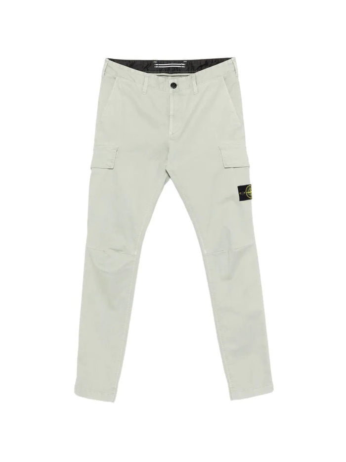 Stone Island Sage Cotton Trousers