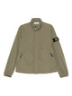 Stone Island Green Poliestere Coat