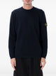 Stone Island Loose Fit Ribbed Cotton Crewneck Sweater
