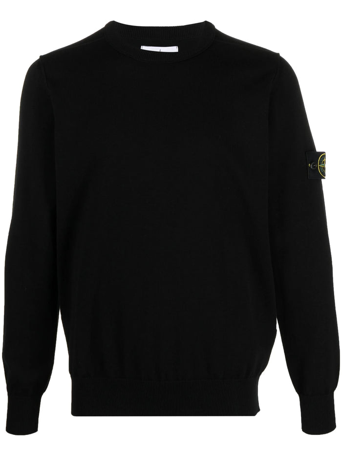 Stone Island Cotton Knit Detachable Badge