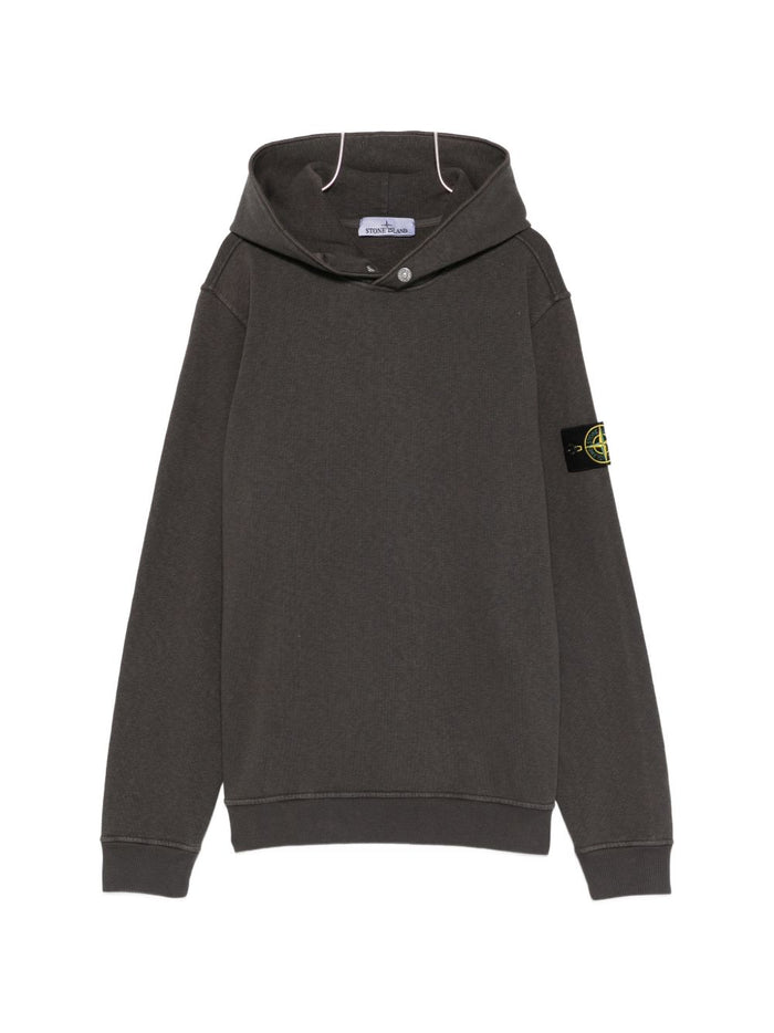 Stone Island Logo Detail Hooded