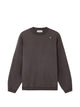 Stone Island Charcoal Elastane Cotton Sweatshirt