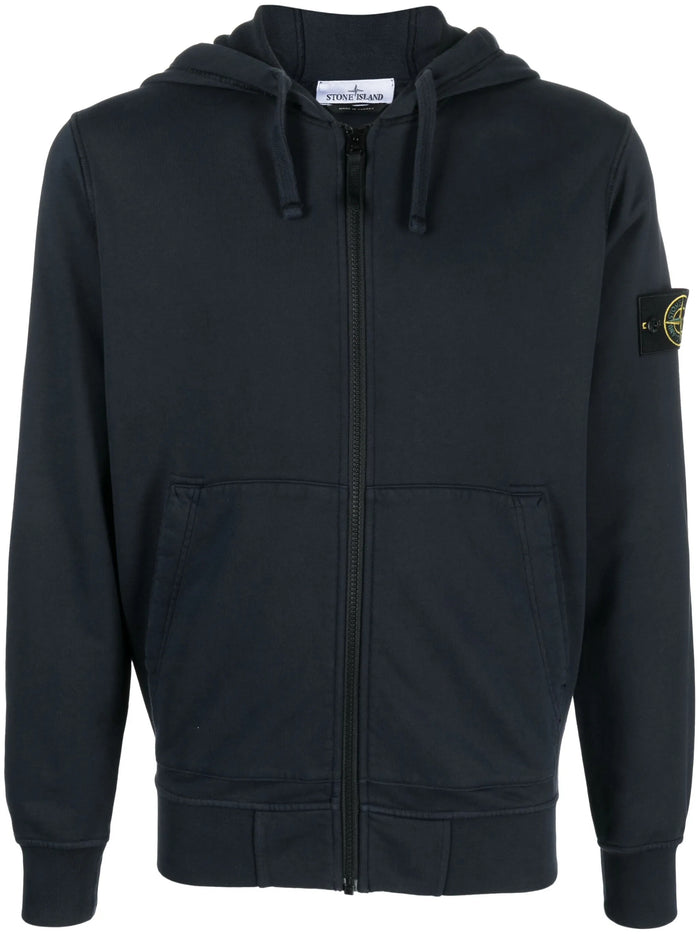 Stone Island 6100061 Hooded Zip-Up Sweatshirt