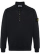 Stone Island Ls Blue Cotton Polo Shirt