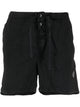 Stone Island Drawstring-Fastening Logo-Patch Swim Shorts