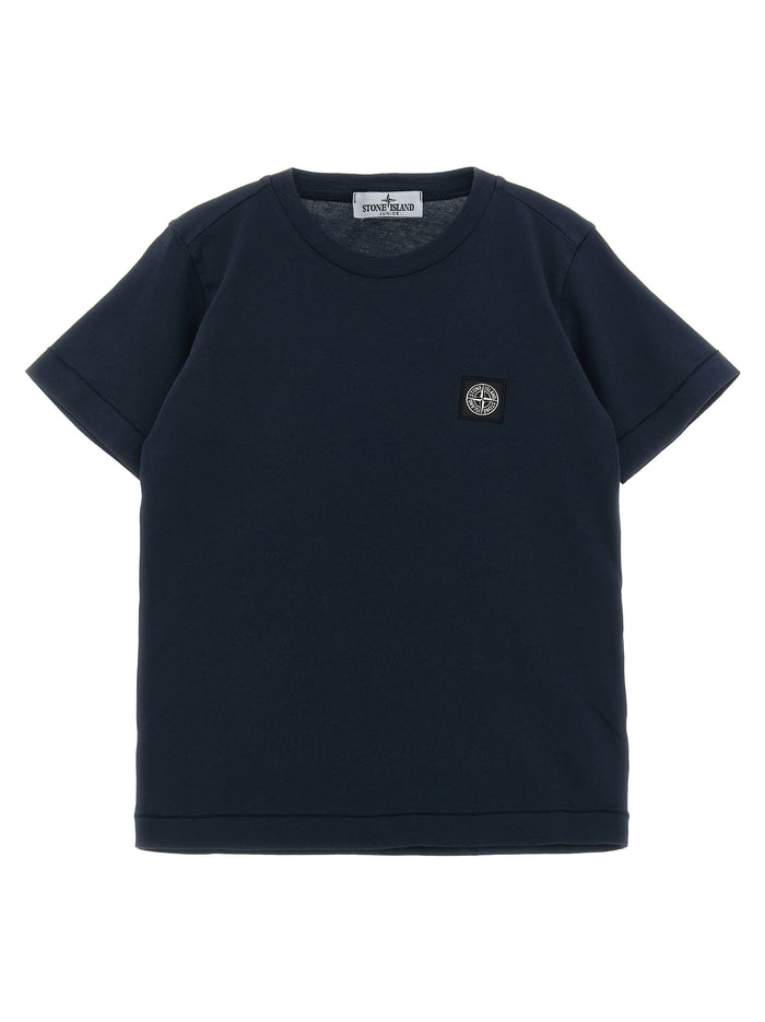Stone Island Junior 'Compass' Logo T-Shirt
