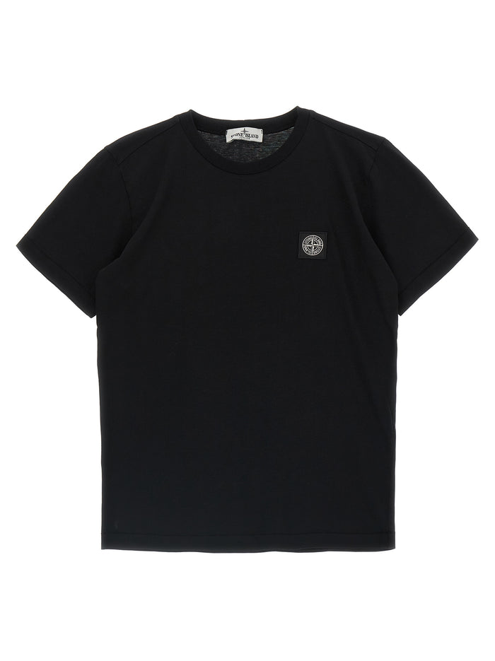 Stone Island Junior 'Compass' Logo T-Shirt