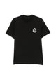 Moncler Black Cotton Short Sleeve T-Shirt