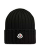 Moncler Logo Wool Beanie