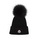 Moncler Black Wool Hat