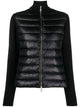 Moncler Quilted Zip-Up Sweater