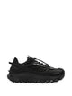 Moncler Black Real Leather Trailgrip Gtx Low Top Sneakers
