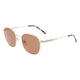 Lacoste Semimatte Gold Metal Sunglasses