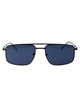 Lacoste Black Metal Sunglasses