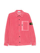 Stone Island Compass-Motif Corduroy Shirt Jacket