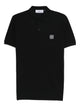 Stone Island Logo Cotton Polo Shirt