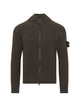 Stone Island 5100017 Full-Rib Rws Woll Loose-Fit Zip-Up Jumper