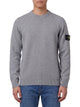 Stone Island Crew-Neck Jumper With Reverse Stitch Details