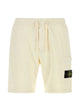 Stone Island Dark Pink Cotton Bermuda Shorts