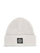 Stone Island Ribbed-Knit Beanie Hat