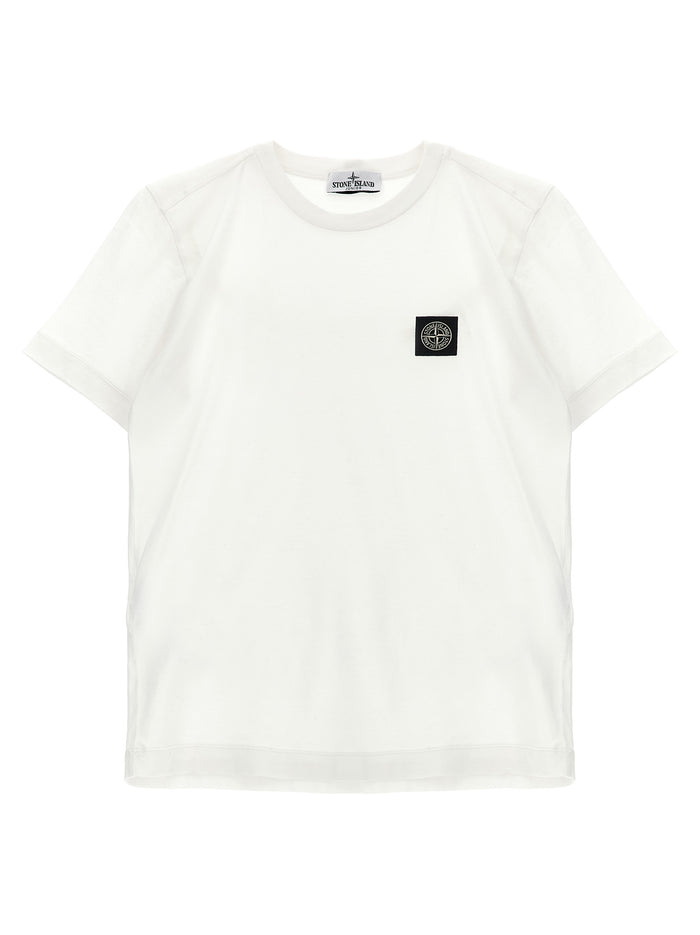 Stone Island Junior 'Compass' Logo T-Shirt